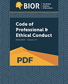 Code of professional & ethical conduct