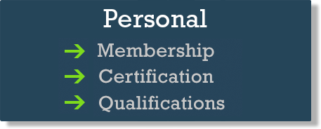 Personal Membership and Certification