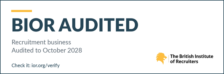 The BIOR Audited mark, with the date it runs to and the verification address