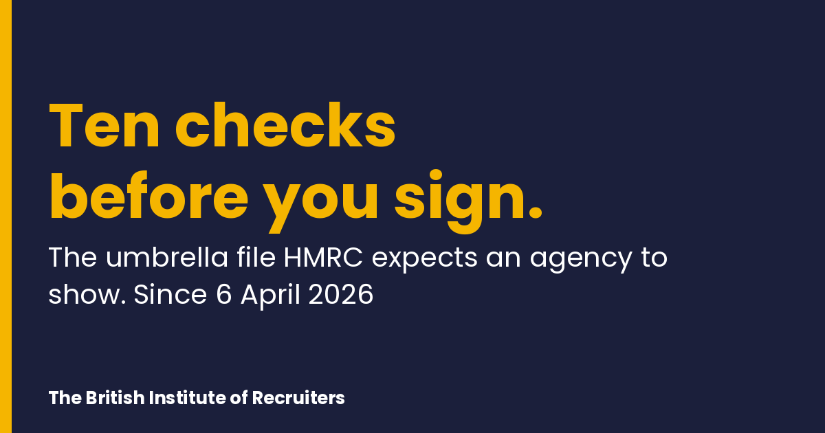 Ten checks before you sign with an umbrella company