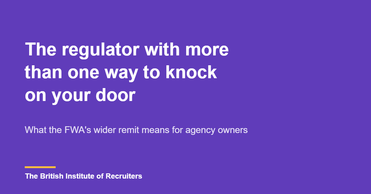 The regulator with more than one way to knock on your door