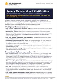 Agency Membership brochure (PDF, two pages)