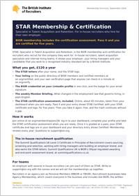 STAR Membership brochure (PDF, two pages)