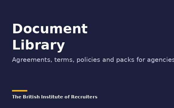 The BIOR document library for recruitment agencies