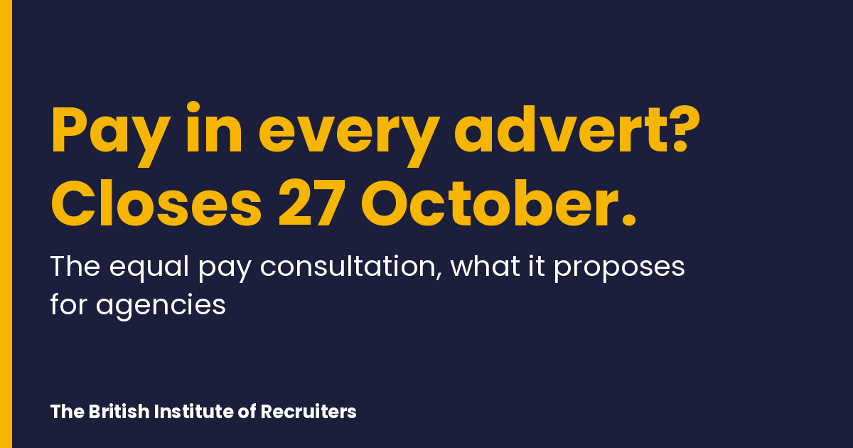 Will the salary have to be in every job advert? What the equal pay consultation proposes, and how to respond before 27 October