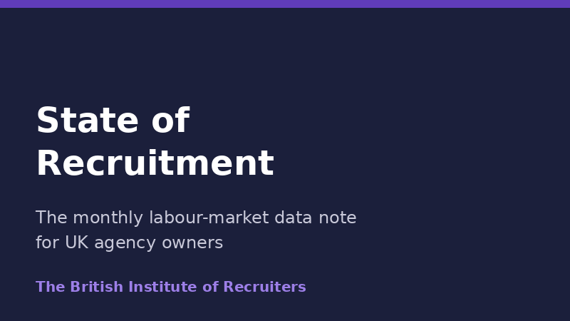 BIOR launches State of Recruitment - a monthly data note for agency owners