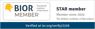 BIOR member badge, In-House Recruiter, Member of The British Institute of Recruiters