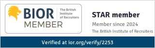 BIOR member badge, In-House Recruiter, Member of The British Institute of Recruiters