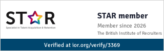 BIOR member badge, In-House Recruiter, Member of The British Institute of Recruiters